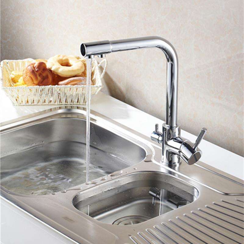 Flat faucet